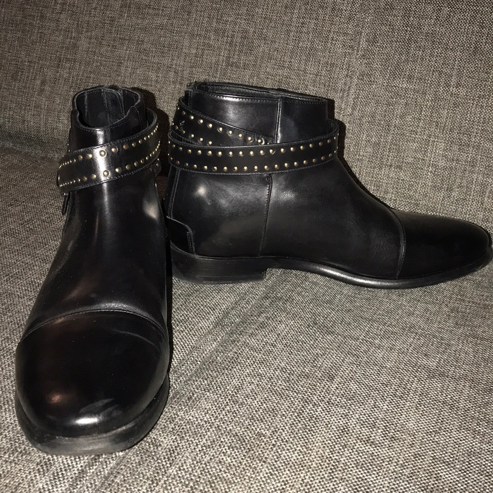 BALENCIAGA BLACK BOOTIES SIZE 38